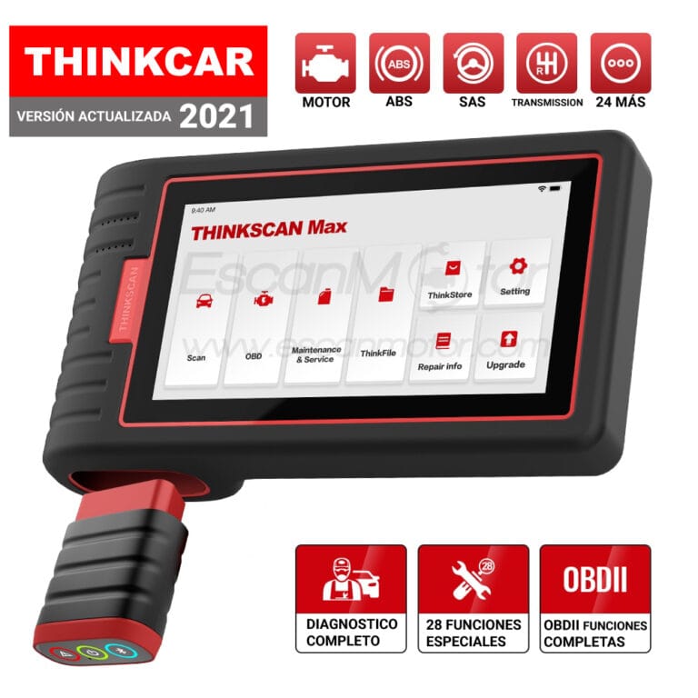 Thinkcar ThinkScan MAX 2021 Escáner automotriz profesional OBD2